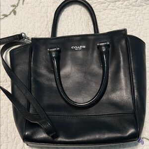 Coach Black Leather Handbag